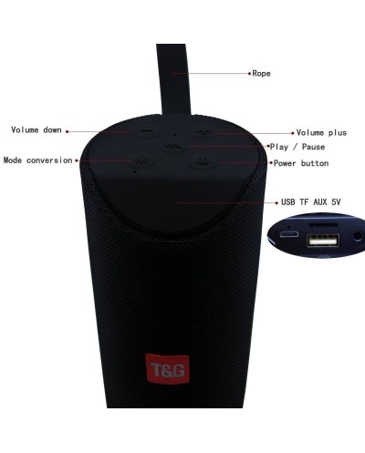 Φορητό Ηχείο T&G TG113 Wireless Bluetooth Speaker Portable Mini