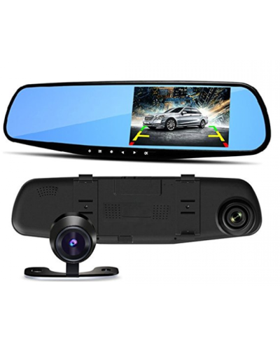Καθρέπτης αυτοκινήτου με δύο HD DVR κάμερες και TFT LCD οθόνη 4.3 OEM