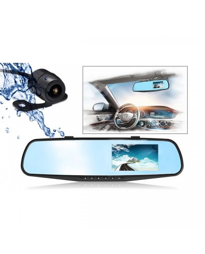 Καθρέπτης αυτοκινήτου με δύο HD DVR κάμερες και TFT LCD οθόνη 4.3 OEM