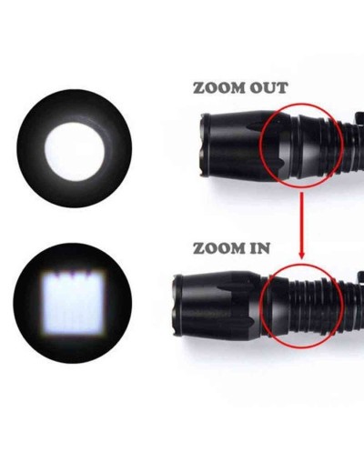 Φακός LED επαναφορτιζόμενος 100 lumens με zoom OEM BL-8668