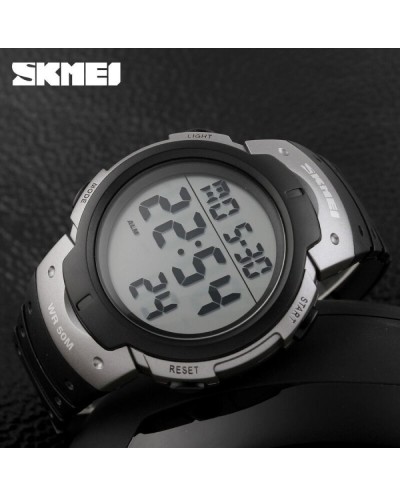 Αθλητικό ρολόι χειρός SKMEI 1068 GREY WITH BLACK