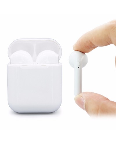 Ασύρματα Ακουστικά I12 TWS Touch Bluetooth 5.0 Version  Λευκό