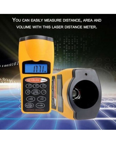 Ψηφιακό αποστασιόμετρο υπερήχων Ultrasonic CP-3007 Distance Measure Laser Point