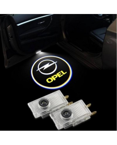Σετ 2 LED φώτα για την Πόρτα του Αυτοκινήτου με Λογότυπο OPEL 1031