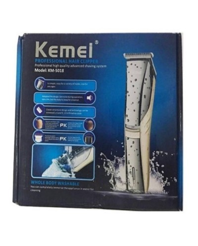 Επαναφορτιζόμενη Κουρευτική Μηχανή για Μαλλιά & Γένια KEMEI KM-5018