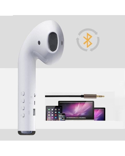 Ασύρματο - γιγαντιαίο ακουστικό Bluetooth - ηχείο 3D 10W Stereo & ραδιόφωνο MK-101