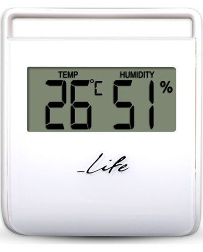 Ψηφιακό θερμόμετρο - Υγρόμετρο Εσωτερικού Χώρου LIFE WES-102