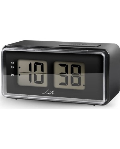Ψηφιακό ρολόι / ξυπνητήρι με οθόνη LCD και retro flip design LIFE ACL-100