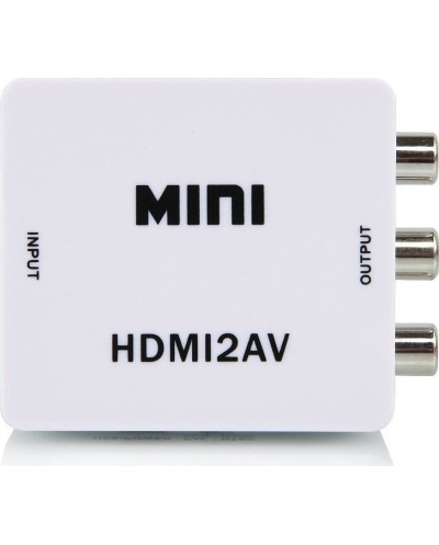 ΜΕΤΑΤΡΟΠΕΑΣ PowerPlus  HDMI2AV από HDMI (A) θηλυκό σε 3 RCA θηλυκά