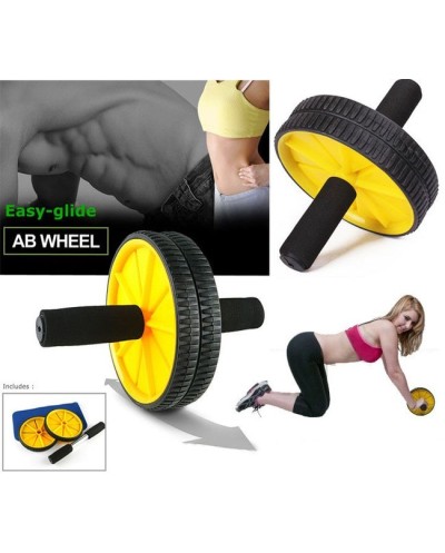 Ρόδα Εκγύμνασης Κοιλιακών AB Wheel Yellow