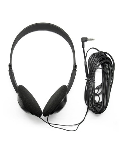 Ενσύρματα, on-ear στερεοφωνικά ακουστικά τηλεόρασης, με καλώδιο μήκους 6m SONORA HPTV-100 - μαύρο