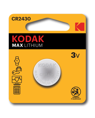 Μπαταρία Kodak CR2430 λιθίου 3V (1τεμ)