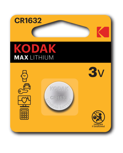Kodak Μπαταρία Λιθίου CR1632 3V (1τεμ)
