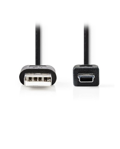Καλώδιο USB 2.0 A αρσ. - Mini 5-pin αρσ., 1m NEDIS CCGT60300BK10