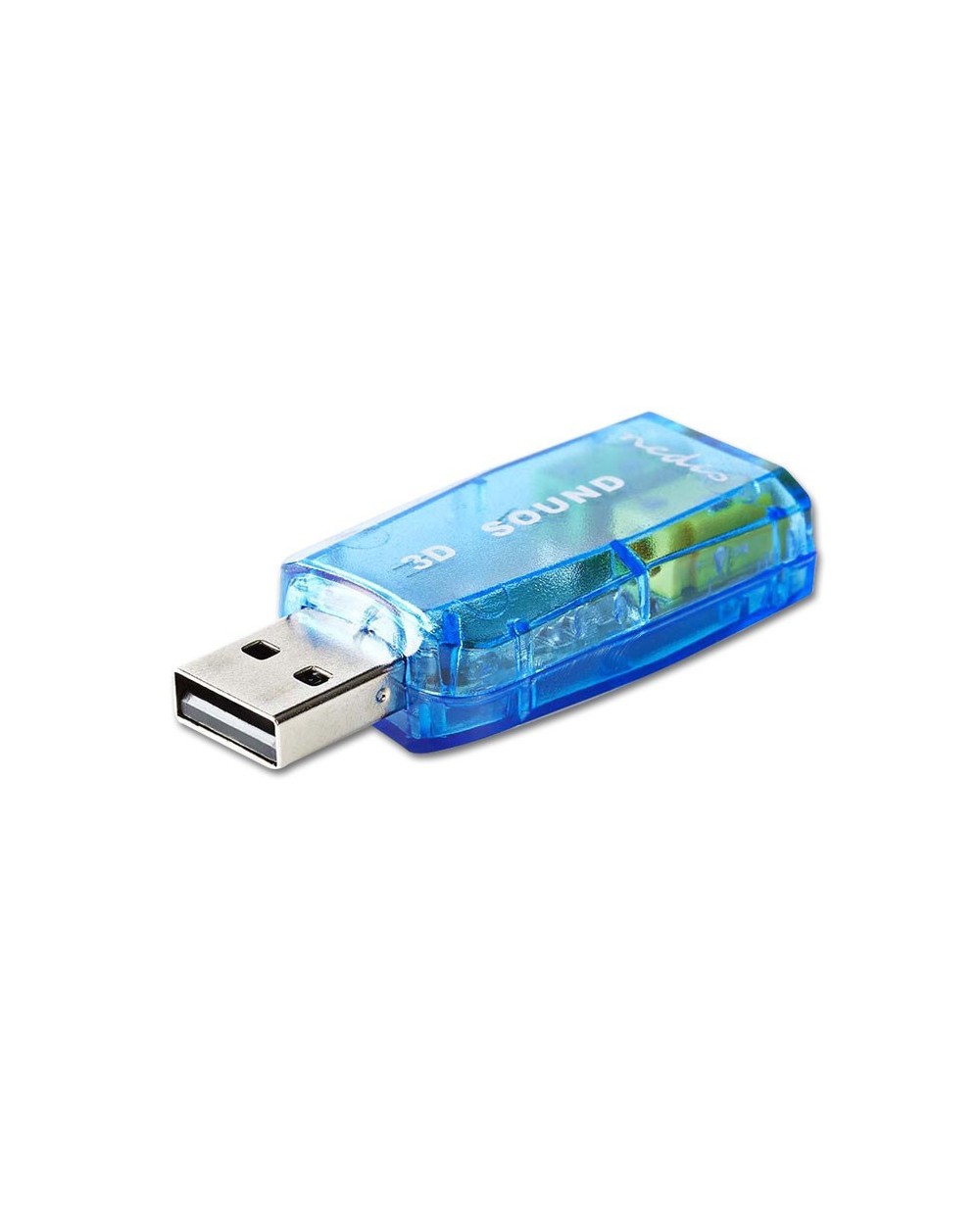 Εξωτερική κάρτα ήχου USB 2.0 NEDIS USCR10051BU, 233-0000