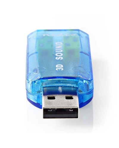 Εξωτερική κάρτα ήχου USB 2.0 NEDIS USCR10051BU, 233-0000