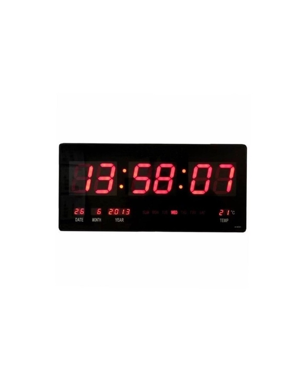 Ψηφιακή Πινακίδα LED - Ρολόι Τοίχου με Θερμόμετρο και Ημερολόγιο JH 4622
