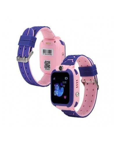 Παιδικό Ρολόι Smartwatch OEM Q12 με Οθόνη Αφής - Ροζ/Μώβ