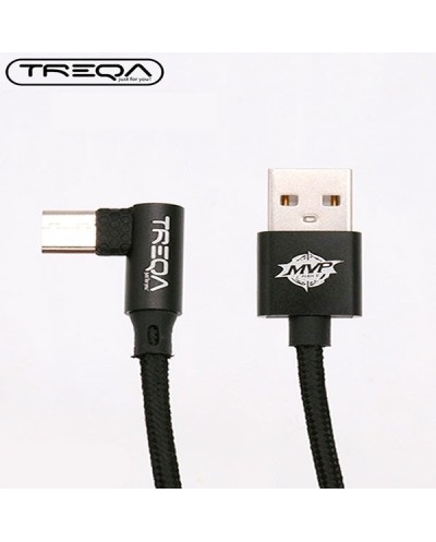 Καλώδιο Γρήγορης Φόρτισης & Μεταφοράς Δεδομένων Micro-USB, 3.1A, 1m - TREQA CA-8101