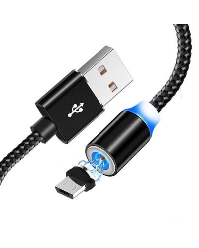 Μαγνητικό Καλώδιο Φόρτισης & Μεταφοράς Δεδομένων USB 2.0 σε Micro-USB 2A, 1.2m Ezra DC38