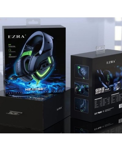Στερεοφωνικά Ακουστικά Gaming με Μικρόφωνο Ακύρωσης Θορύβου και LED Φωτισμό - EZRA GE01