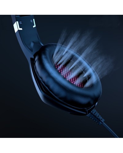 Στερεοφωνικά Ακουστικά Gaming με Μικρόφωνο Ακύρωσης Θορύβου και LED Φωτισμό - EZRA GE02