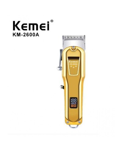 Επαναφορτιζόμενη Επαγγελματική Κουρευτική Μηχανή KEMEI KM-2600A