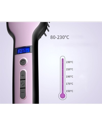 Θερμαινόμενη Βούρτσα Μαλλιών με Ατμό KEMEI KM-HC111