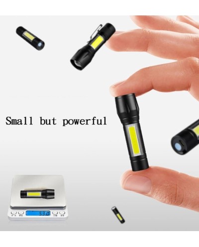 Μίνι Φακός Επαναφορτιζόμενος LED Τσέπης USB Charge NK-8725