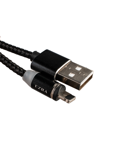 Μαγνητικό Καλώδιο Φόρτισης & Μεταφοράς Δεδομένων USB σε Lightning 2A, 1.2m Ezra DC38
