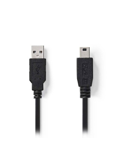 Καλώδιο USB 2.0 A αρσ. - Mini 5-pin αρσ., 3m NEDIS CCGP60300BK30