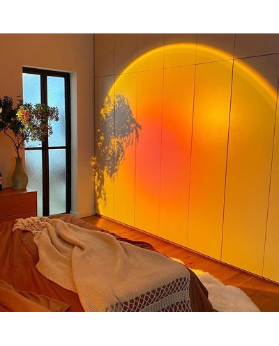 Φωτιστικό Δωματίου Ηλιοβασίλεμα Projector Led Night Light 180 °- Sunset Lamp
