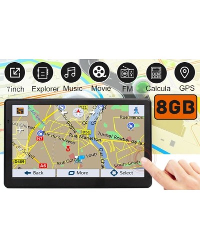GPS Navigator Αυτοκινήτου με Οθόνη Αφής TFT 7''