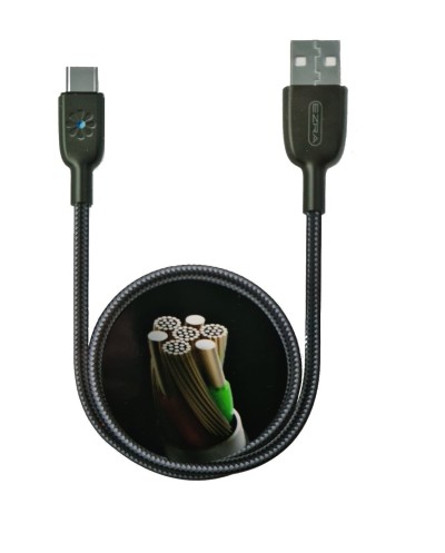 Καλώδιο Φόρτισης & Μεταφοράς Δεδομένων Smart Cable Type-C 2.1A EZRA DC25