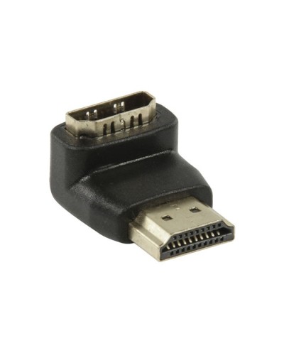 Αντάπτορας HDMI αρσ. - HDMI θηλ. σε γωνία 90° NEDIS CVGP34901BK