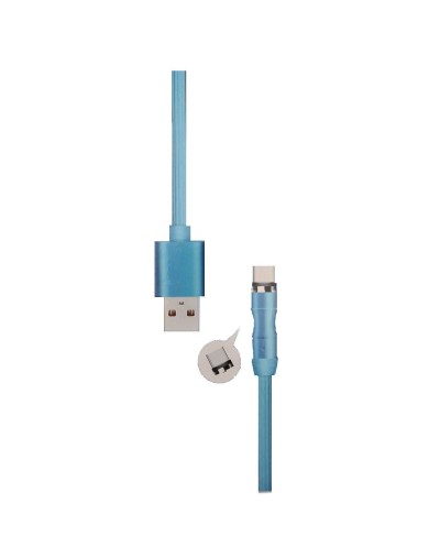 Μαγνητικό Καλώδιο Φόρτισης & Μεταφοράς Δεδομένων USB 2.0 σε Type-C 3A, 1m Magnetic TREQA CA-8233