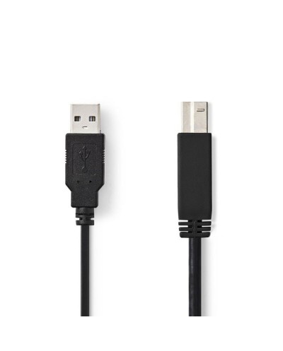 Καλώδιο USB 2.0 A αρσ.- B αρσ., 5m NEDIS CCGP60100BK50