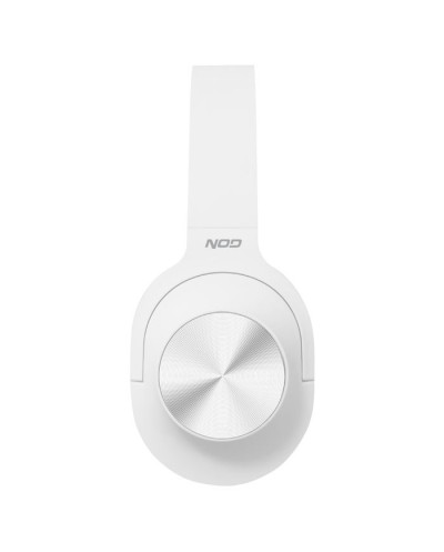 Bluetooth Over-Ear Ακουστικά με Μικρόφωνο σε Λευκό Χρώμα NOD PLAYLIST WHITE