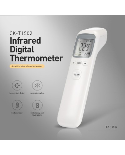 Ψηφιακό Θερμόμετρο Υπερύθρων Σώματος και Μετρητής Θερμοκρασίας Αντικειμένων CK-T1502