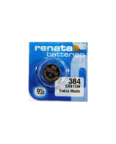 Μπαταρία λιθίου για ρολόγια RENATA 1,55V No 384 SR-41SW 1τεμ.