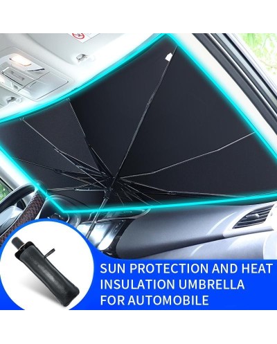Ομπρέλα Ηλιοπροστασίας Αυτοκινήτου Παρμπρίζ 130 x 75cm Windshield Sun Shade