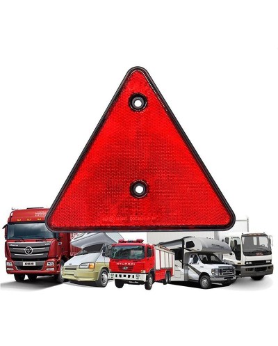 Αντανακλαστικό Προειδοποιητικό Τρίγωνο Κόκκινο 16cm