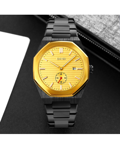 Ανδρικό Αναλογικό Ρολόι Χειρός SKMEI 9262 BLACK/GOLD