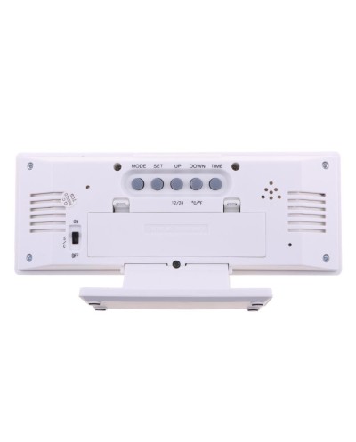 Ρολόι Ξυπνητήρι με Αισθητήρα Ήχου, LCD Οθόνη & Ένδειξη Θερμοκρασίας DS-3618