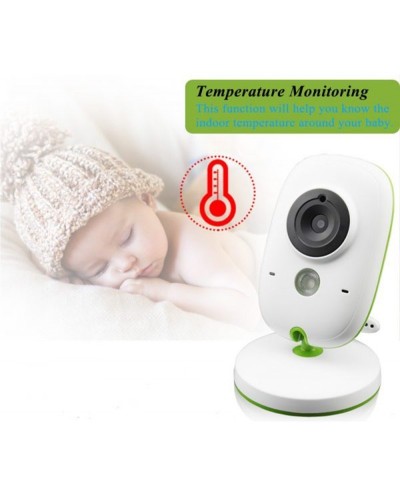 Ασύρματη Ενδοεπικοινωνία Μωρού Baby Monitor 2" με Κάμερα & Ήχο Night Vision VB602