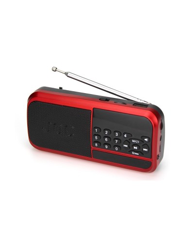 Επαναφορτιζόμενο Φορητό Ψηφιακό Ραδιόφωνο FM με Υποδοχή USB & TF JOC H798