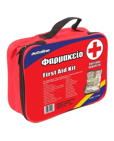 Φαρμακείο Α' Βοηθειών με Πιστοποίηση EU/CE Μεγάλο First Aid Kit Autoline 11102