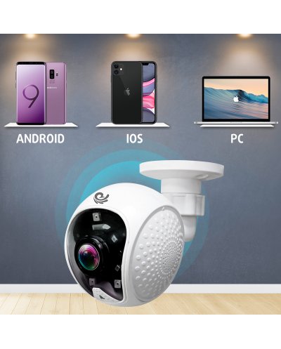 Ασύρματη Κάμερα Παρακολούθησης IP με Νυχτερινή Όραση Wifi 2MP Intelligent Camera CC5021