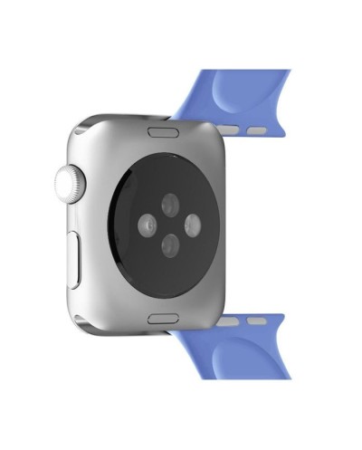 Ανταλλακτικό Λουράκι για Apple Watch 42/44mm Silicone Strap Smoothband SC07 Ανοιχτό Μωβ
