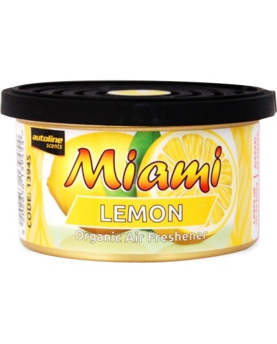Αρωματική Κονσέρβα Κονσόλας Αυτοκινήτου Organic Miami Autoline 13945 Lemon